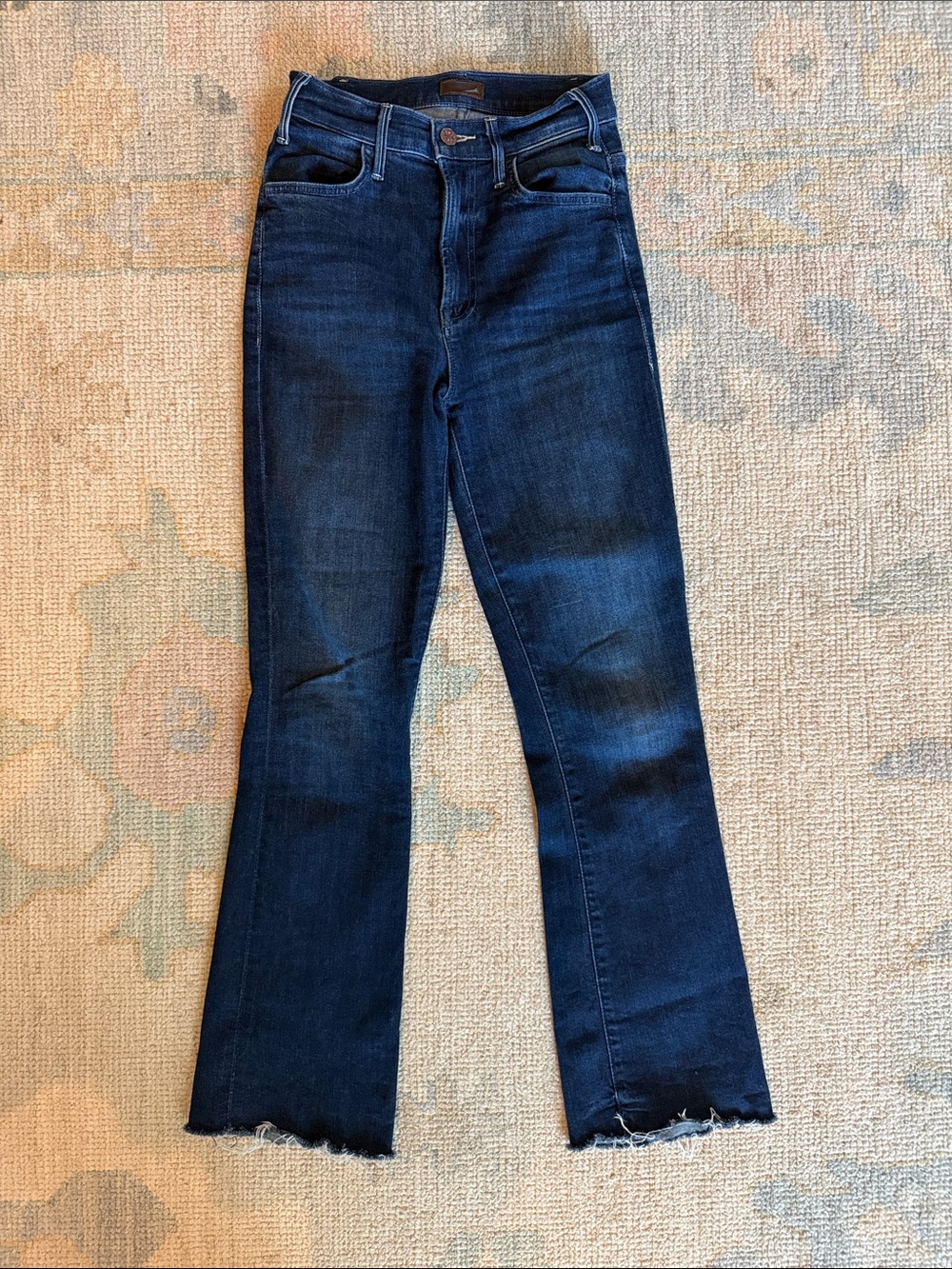 MOTHER Dark Blue Flare Jeans